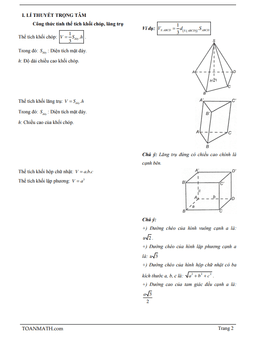 bài giảng thể tích khối đa diện