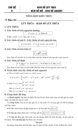 bài tập hàm số lũy thừa, hàm số mũ và hàm số logarit – nguyễn phú khánh, huỳnh đức khánh