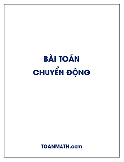 bài toán chuyển động