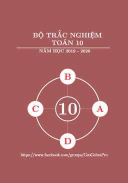 bộ trắc nghiệm toán 10