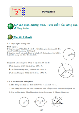 các dạng bài tập đường tròn