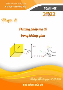 các dạng bài tập phương pháp tọa độ trong không gian – nguyễn hoàng việt