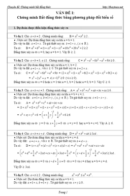 các phương pháp chứng minh bất đẳng thức – trần sĩ tùng