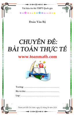 chuyên đề bài toán thực tế – đoàn văn bộ