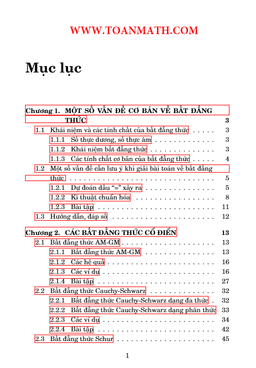 chuyên đề bất đẳng thức – nguyễn tất thu