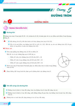 chuyên đề đường tròn toán 9 chân trời sáng tạo