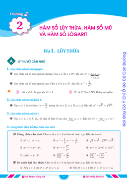 chuyên đề hàm số lũy thừa, hàm số mũ và hàm số lôgarit – phạm hùng hải