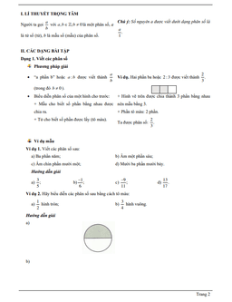 chuyên đề mở rộng khái niệm phân số