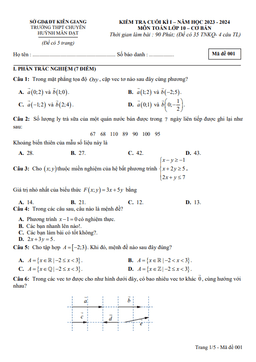 đề cuối kì 1 toán 10 năm 2023 – 2024 trường chuyên huỳnh mẫn đạt – kiên giang