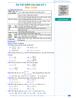 đề cương học kỳ 1 toán 11 năm 2023 – 2024 trường thpt châu văn liêm – cần thơ