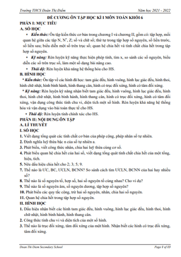 đề cương ôn tập học kì 1 toán 6 năm 2021 – 2022 trường thcs đoàn thị điểm – hà nội