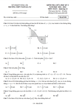 đề giữa hk2 toán 12 năm 2021 – 2022 trường thpt ngô gia tự – đắk lắk