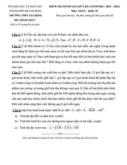 đề giữa kì 1 toán 10 năm 2023 – 2024 trường thpt gia định – tp hcm