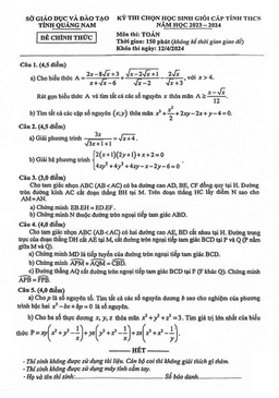 đề học sinh giỏi cấp tỉnh toán thcs năm 2023 – 2024 sở gd&đt quảng nam