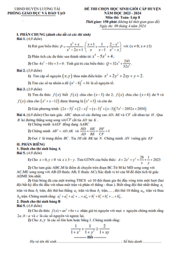 đề học sinh giỏi toán 8 năm 2023 – 2024 phòng gd&đt lương tài – bắc ninh