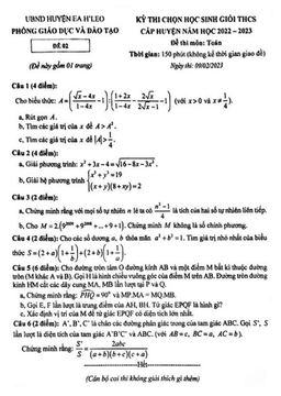 đề học sinh giỏi toán thcs năm 2022 – 2023 phòng gd&đt ea h’leo – đắk lắk