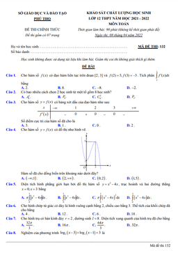 đề khảo sát chất lượng toán 12 thpt năm 2021 – 2022 sở gd&đt phú thọ