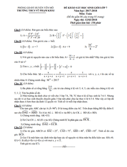 đề khảo sát hsg toán 7 năm 2017 – 2018 trường thcs vũ phạm khải – ninh bình