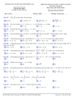 đề kiểm tra học kỳ 2 toán 12 năm 2022 – 2023 sở gd&đt đồng nai