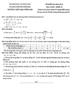 đề thi hk2 toán 10 năm 2020 – 2021 trường thpt mạc đĩnh chi – tp hcm