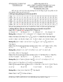 đề thi hk2 toán 12 năm học 2017 – 2018 sở gd và đt đồng nai