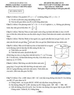 đề thi hk2 toán 9 năm 2019 – 2020 trường thcs lý thường kiệt – tp hcm