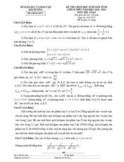 đề thi hsg tỉnh toán 10 thpt năm 2018 – 2019 sở gd&đt hải dương
