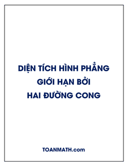 diện tích hình phẳng giới hạn bởi hai đường cong