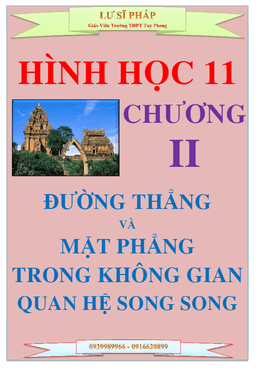 đường thẳng và mặt phẳng trong không gian, quan hệ song song – lư sĩ pháp