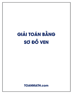 giải toán bằng sơ đồ ven