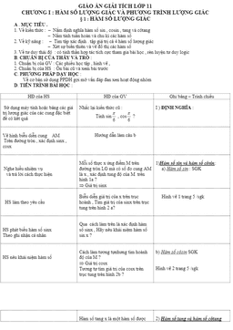 giáo án đại số và giải tích 11 – phạm thị phương lan