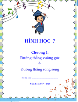 kiến thức và bài tập đường thẳng vuông góc và đường thẳng song song