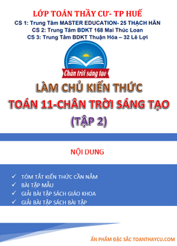 làm chủ kiến thức toán 11 chân trời sáng tạo (tập 2) – trần đình cư