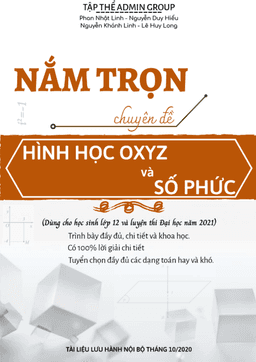 nắm trọn chuyên đề hình học oxyz và số phức