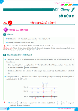 phân dạng và bài tập số hữu tỉ toán 7 chân trời sáng tạo