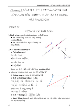 phát triển tư duy giải toán hình học tọa độ phẳng oxy – hứa lâm phong