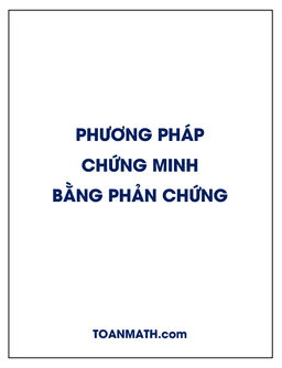 phương pháp chứng minh bằng phản chứng