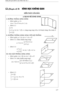 phương pháp giải các bài toán hh không gian trong đề thi quốc gia