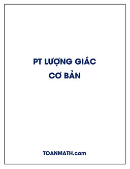 phương trình lượng giác cơ bản