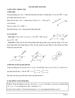 tài liệu chủ đề phép tịnh tiến