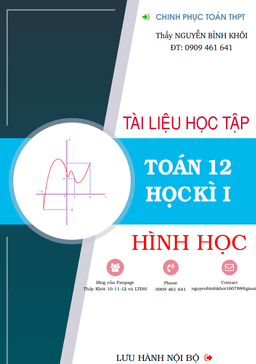 tài liệu học tập toán 12 học kì 1 phần hình học