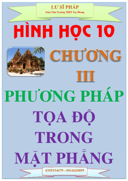 tài liệu phương pháp tọa độ trong mặt phẳng – lư sĩ pháp