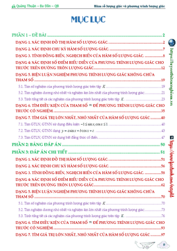 tài liệu tự học hàm số lượng giác và phương trình lượng giác
