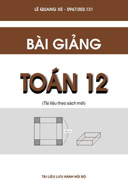 ứng dụng đạo hàm để khảo sát và vẽ đồ thị hàm số toán 12 knttvcs – lê quang xe