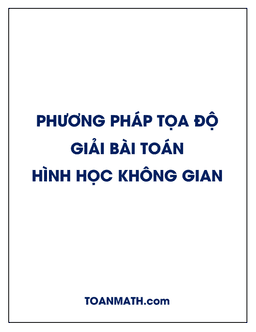 ứng dụng phương pháp tọa độ giải bài toán hình học không gian